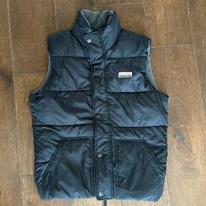 Hollister black men's puffer vest Medium